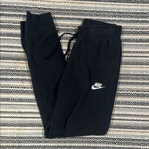 Nike Kids Black Sweatpants with Logo